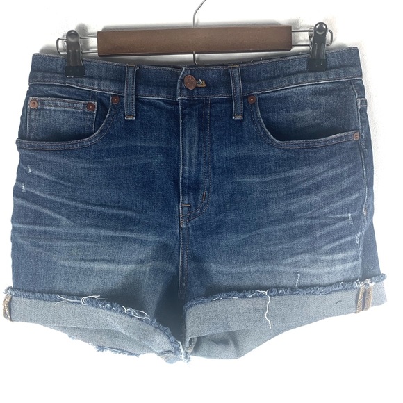 Madewell Pants - Madewell High Rise Denim Shorts Sz 28